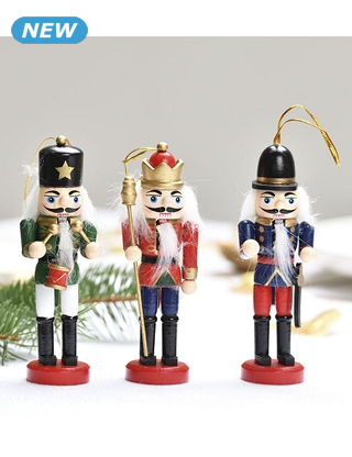 Nussknacker «Tanne» aus Holz, 3er-Set