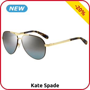 Kate Spade Damensonnenbrille «Amarissa», grau