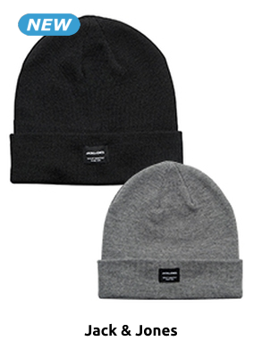 JACK&JONES Mütze, schwarz