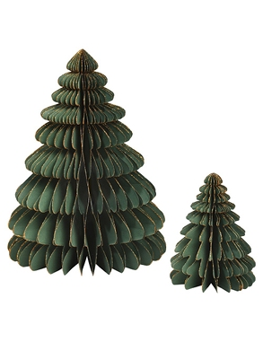 Tannenbäume aus Karton, 2er-Set, 1 gross + 1 klein