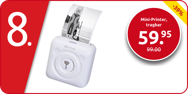 Mini-Printer,  tragbar