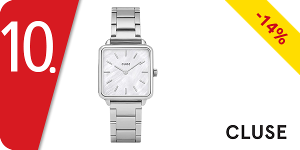 Damenuhr Cluse, perlmutt