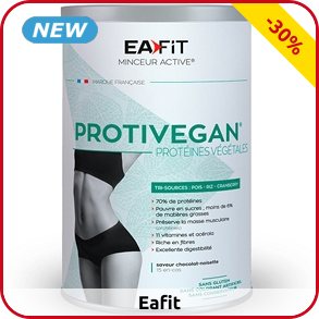 Eafit «Protivegan» 450 g, Schokolade/Haselnuss