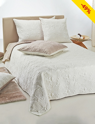 Kissenhülle «Ultra» 65 x 65 cm, elfenbein/taupe