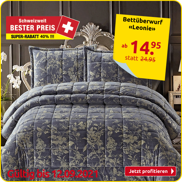 Bettüberwurf «Leonie»