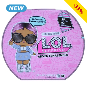 Adventskalender «L.O.L», 1 Puppe und 24 Accessoires