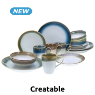 CreaTable Tafelservice «Cascade», 16-teiliges Set für 4 Personen