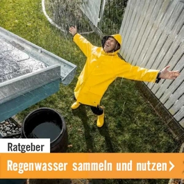 Regenwasser sammeln und nutzen