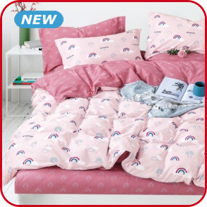 Garnitur «Rainbow», Duvetanzug 160 x 210 cm + Pfulmenanzug 65 x 100 cm