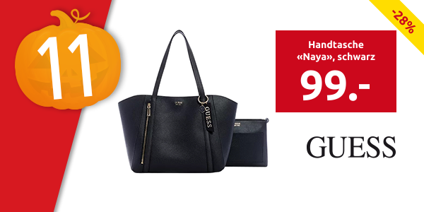 GUESS Handtasche «Naya», schwarz