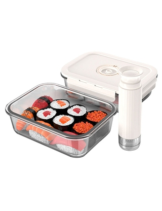 Sous-Vide-Aufbewahrungsboxen, 3er-Set, mit Pumpe