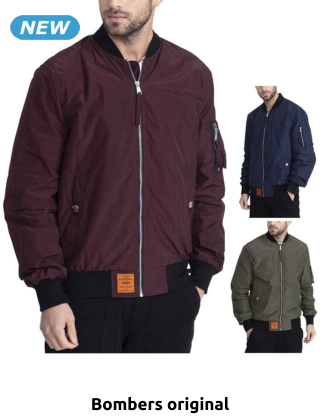 BOMBERS ORIGINAL Bomberjacke «MA1-M», weinrot