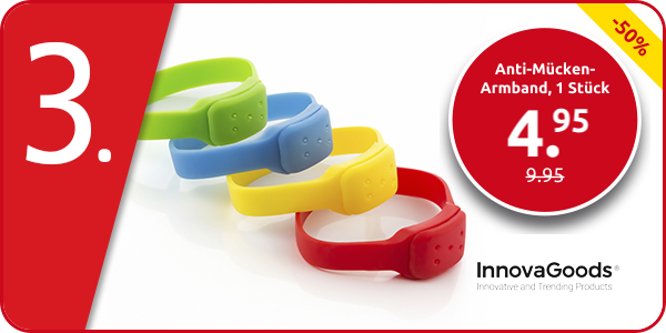 Anti-Mücken-Armband ab 3 Jahren, 1 Stück