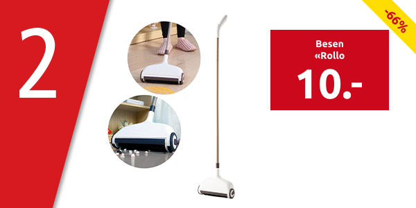 Besen «Rollo, ohne Strom