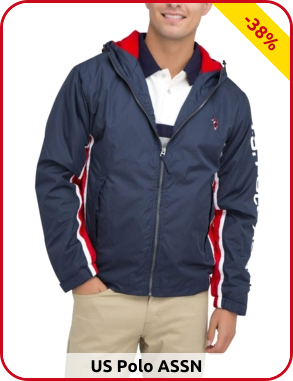 U.S. Polo Assn. Herren-Jacke, marine