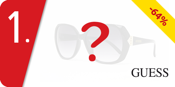 Guess Damensonnenbrillen, goldfarbenes Dekor, schwarz