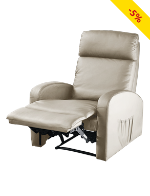 Relax-Massagesessel aus PU, beige