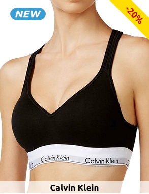 Calvin Klein Sport-BH, Push up, schwarz