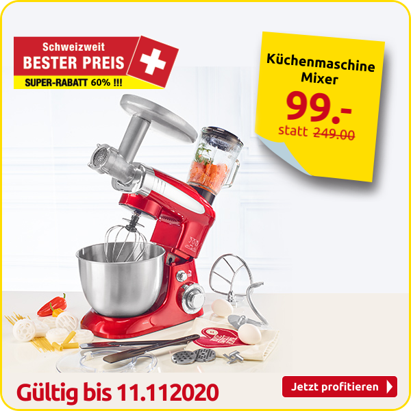 Küchenmaschine Mixer, rot