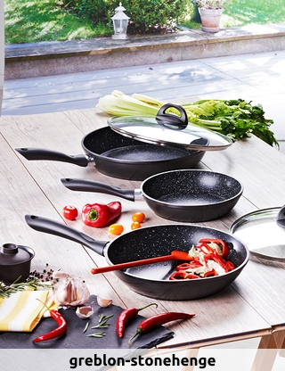Pfannenset «Stonehenge», 5-teilig