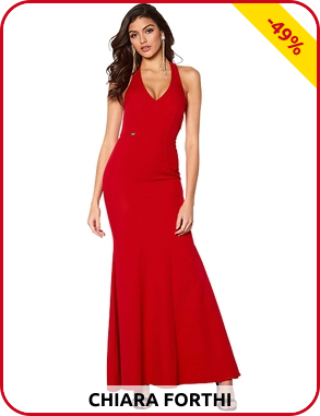 Glamouröses Kleid von Chiara Forthi, rot