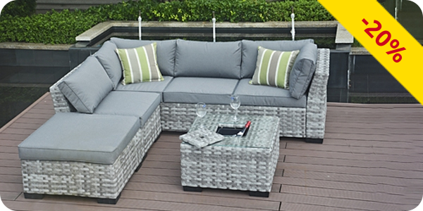 Gartenset «Festy», 4-teilig