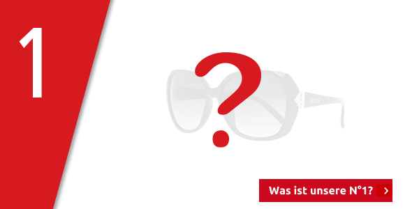 Guess Damensonnenbrillen, goldfarbenes Dekor, schwarz