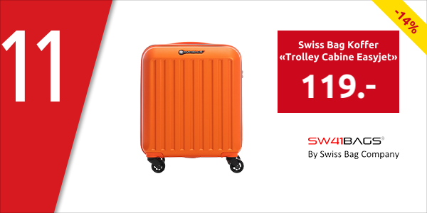 Swiss Bag Koffer «Trolley Cabine Easyjet», orange