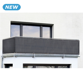 Balkonsichtschutz, anthrazit