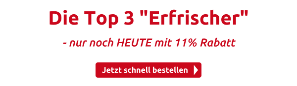 Die Top 3 "Erfrischer"