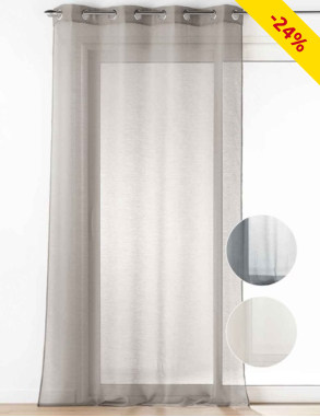 Vorhang «Lissea», H 240, B 140 cm, taupe