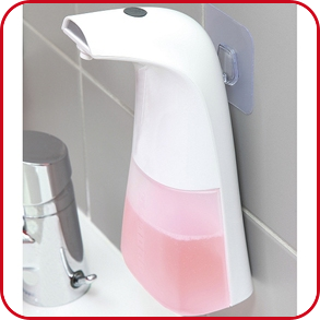 Automatischer Seifenspender, weiss