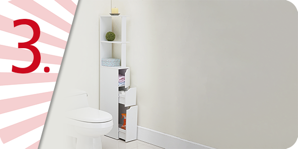 Badmöbel «Drake», weiss