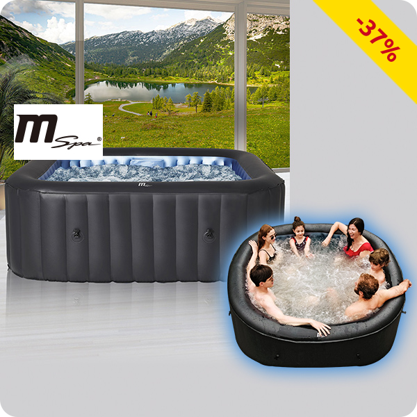 MSpa «Relaxo» aufblasbar, 4 Personen, 108 Jet-Düsen