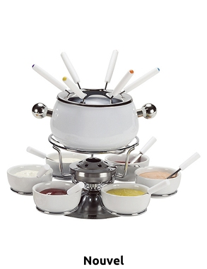 Nouvel Fondue Set «Sarina», 21-teilig, für 6 Personen