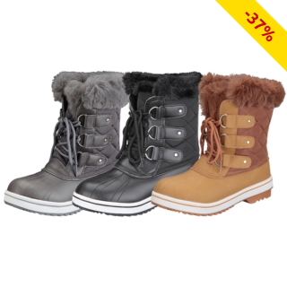 Damenstiefel, gefüttert, camel