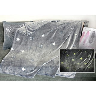 Fleecedecke «Glow Stars», 150 x 200 cm