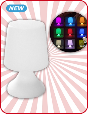 LED-Leuchte «Nomade», kabellos, 16 Farben, mit Fernbedienung