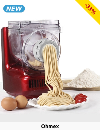 Ohmex Pastamaschine «PAS-2200», 11 Accessoires