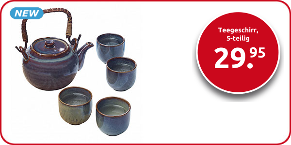 Teegeschirr, 5-teilig