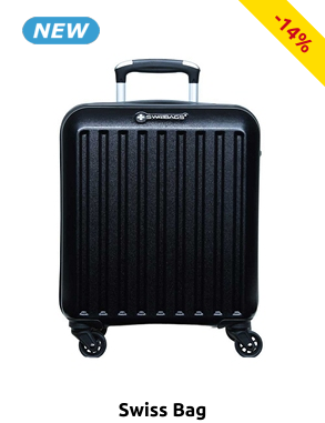 Swiss Bag Koffer «Trolley Cabine Easyjet», schwarz