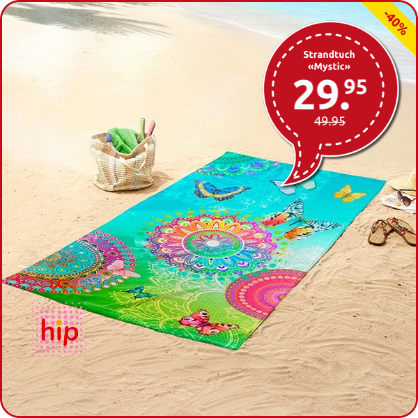 Strandtuch «Mystic», 100 x 180 cm
