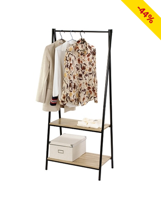 Staffelei-Garderobe «Indus», schmal, B 64,5 x H 151 x T 40 cm