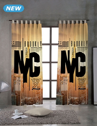 Vorhang «NYC», H 240, B 135 cm