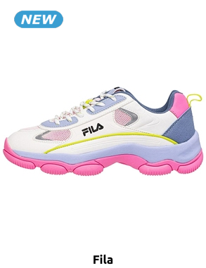 FILA Damen-Sneakers «Strada Lucid», weiss/lila/rosa