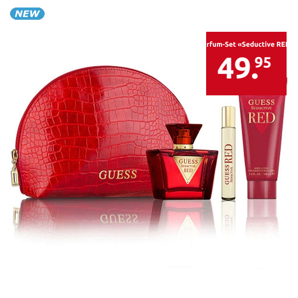 GUESS Parfum-Set für SIE «Seductive RED», 4-teilig