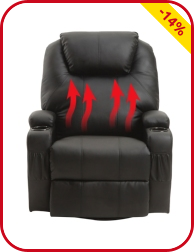 Elektrischer Sessel mit Wärme- und Massagefunktion Elektrischer Sessel mit Wärme- und Massagefunktion