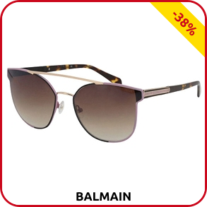 Balmain Lunettes de soleil Femme, style aviateur, rose