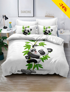 Garnitur «Panda» 160 x 210 cm + 65 x 100 cm