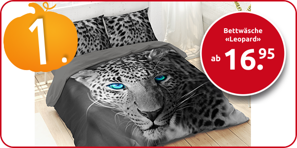 Bettwäsche «Leopard»